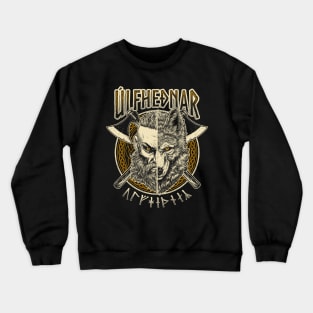 Viking Wolf Warrior Ulfhednar Norse Pagan Ulfhedinn Crewneck Sweatshirt